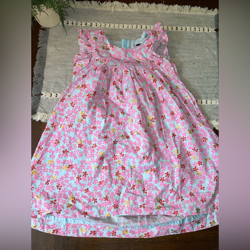 Tea Collection Toddler Girl Dress Size 2 Pink Floral Spring Easter Dress